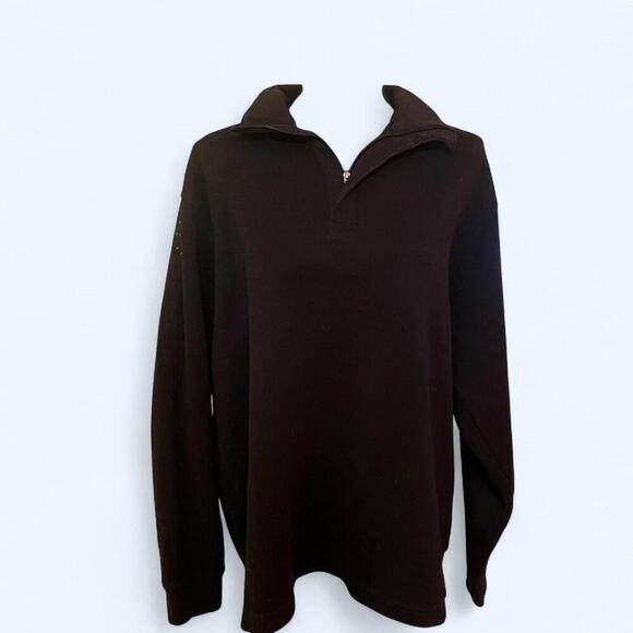 Geoffrey Beene Other - Geoffrey Beene vintage Y2K quarter zip sweatshirt Size Large